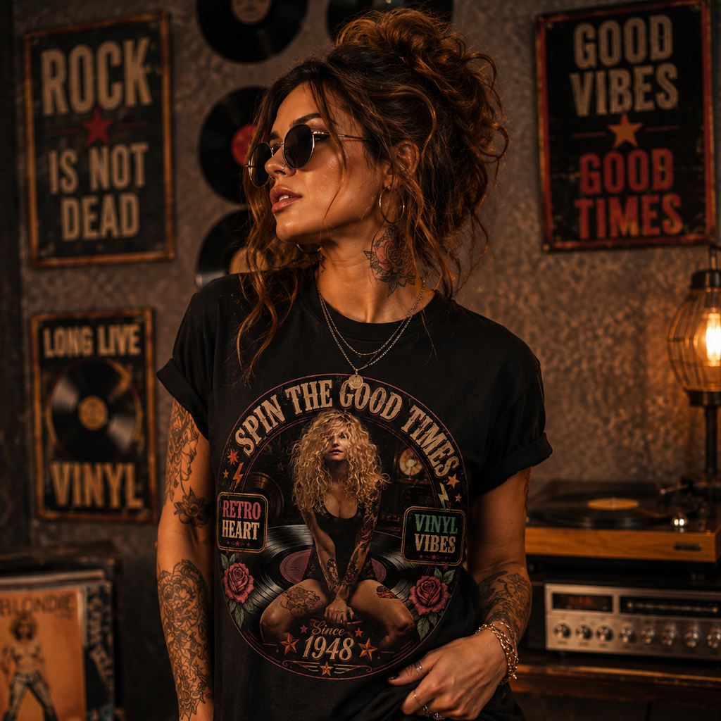 Spin the good times. Keep the retro spirit alive.