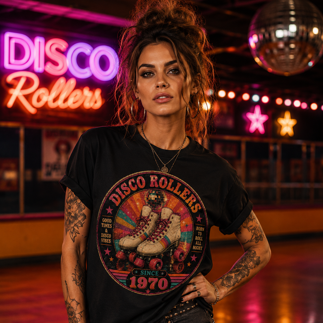 Born to roll. Made for disco nights.