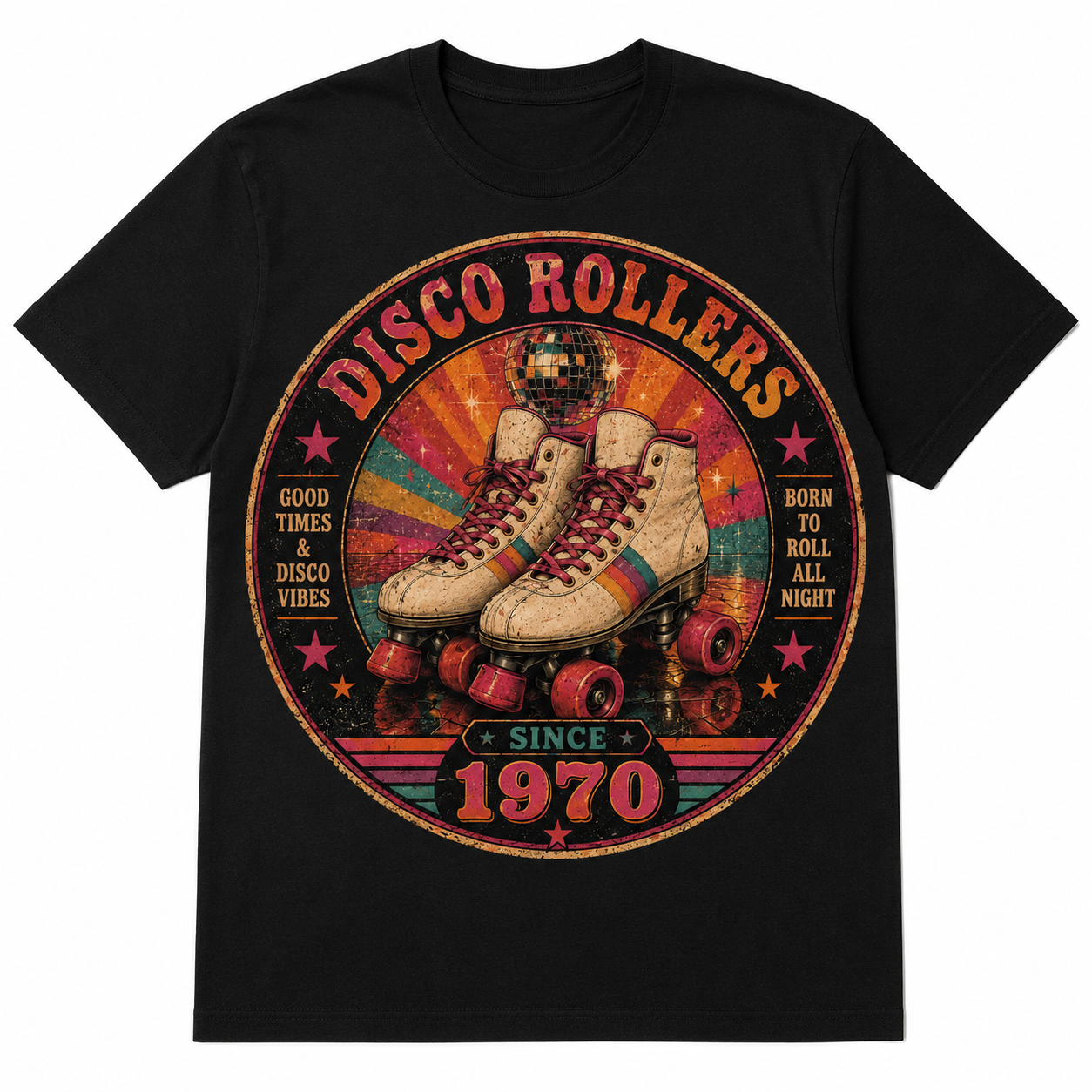 Born to roll. Made for disco nights.