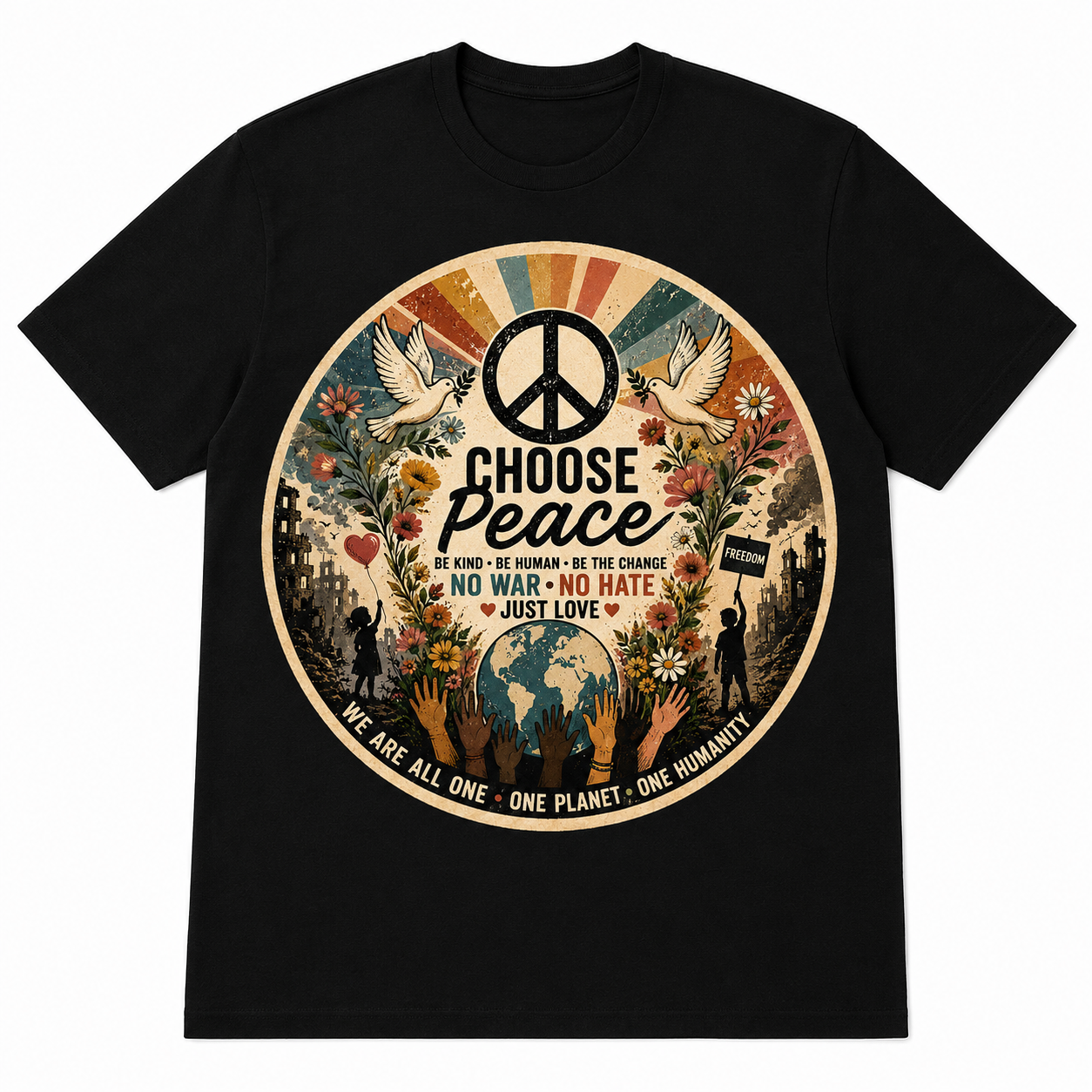 Choose peace. Spread kindness. Be the change.
