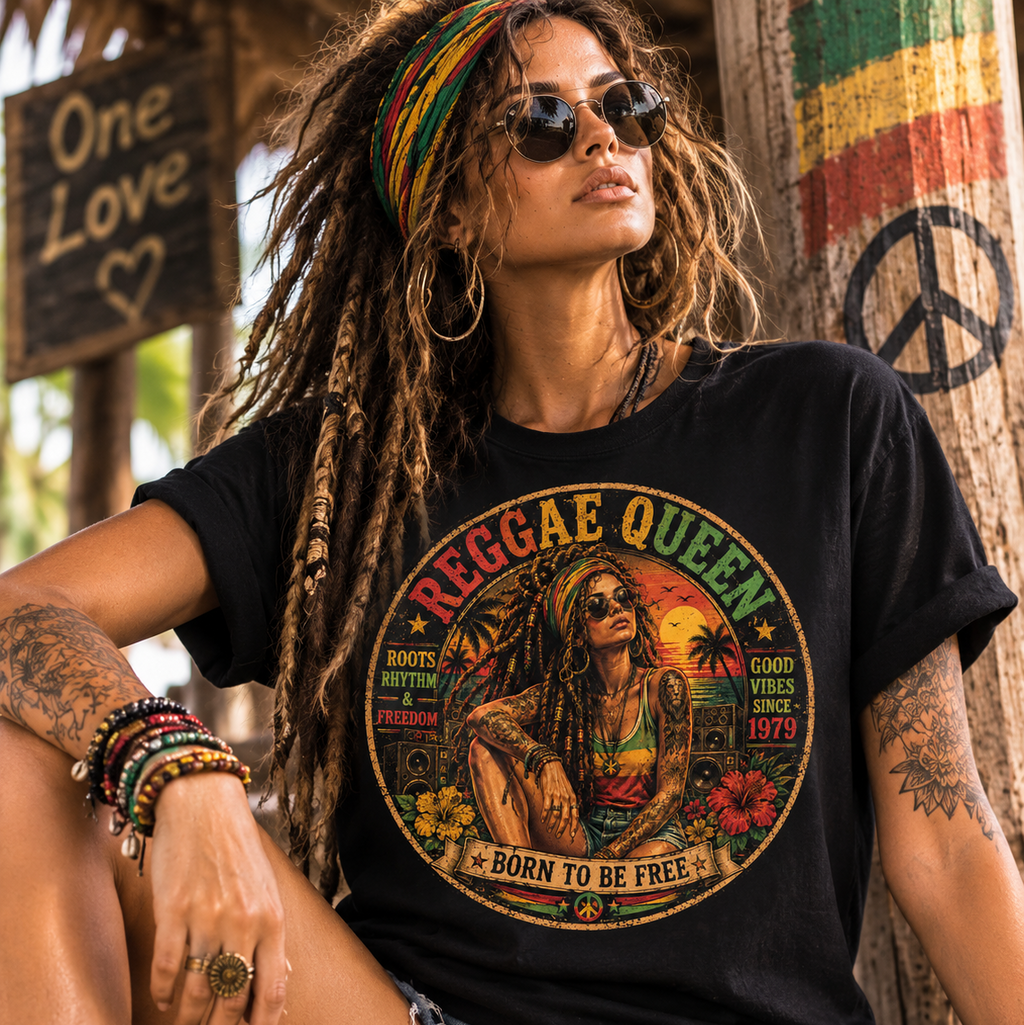 Reggae Queen. Born to be free.
