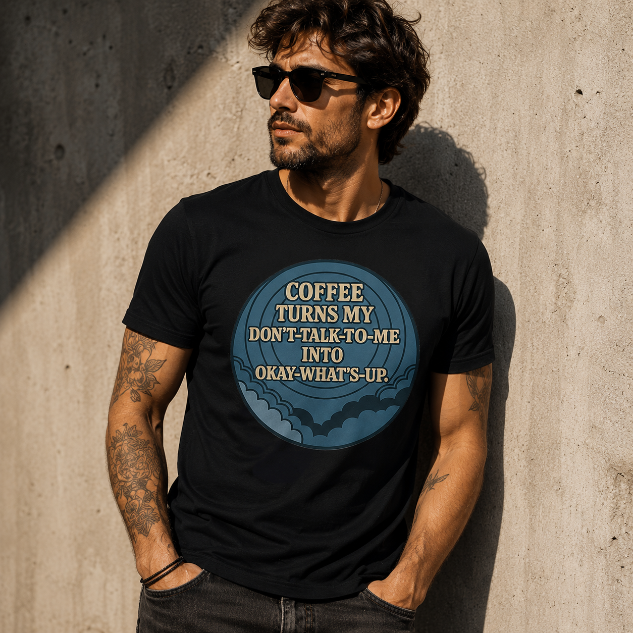 Powered by coffee. Ready for the day.